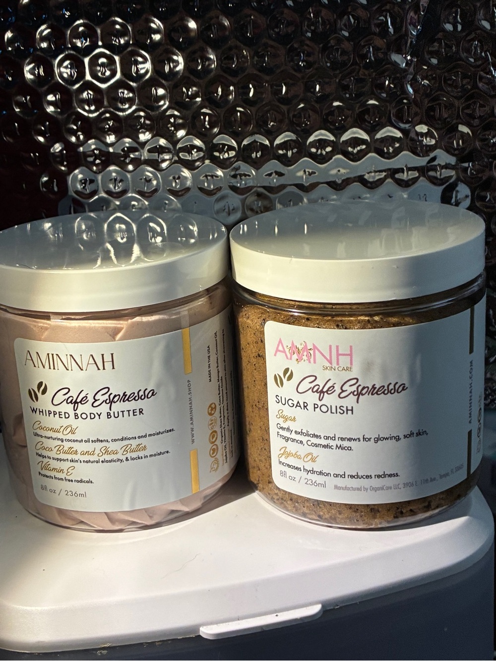 AMINNA Café Espresso Whipped Body Butter and Scrub - Picture 6 of 6
